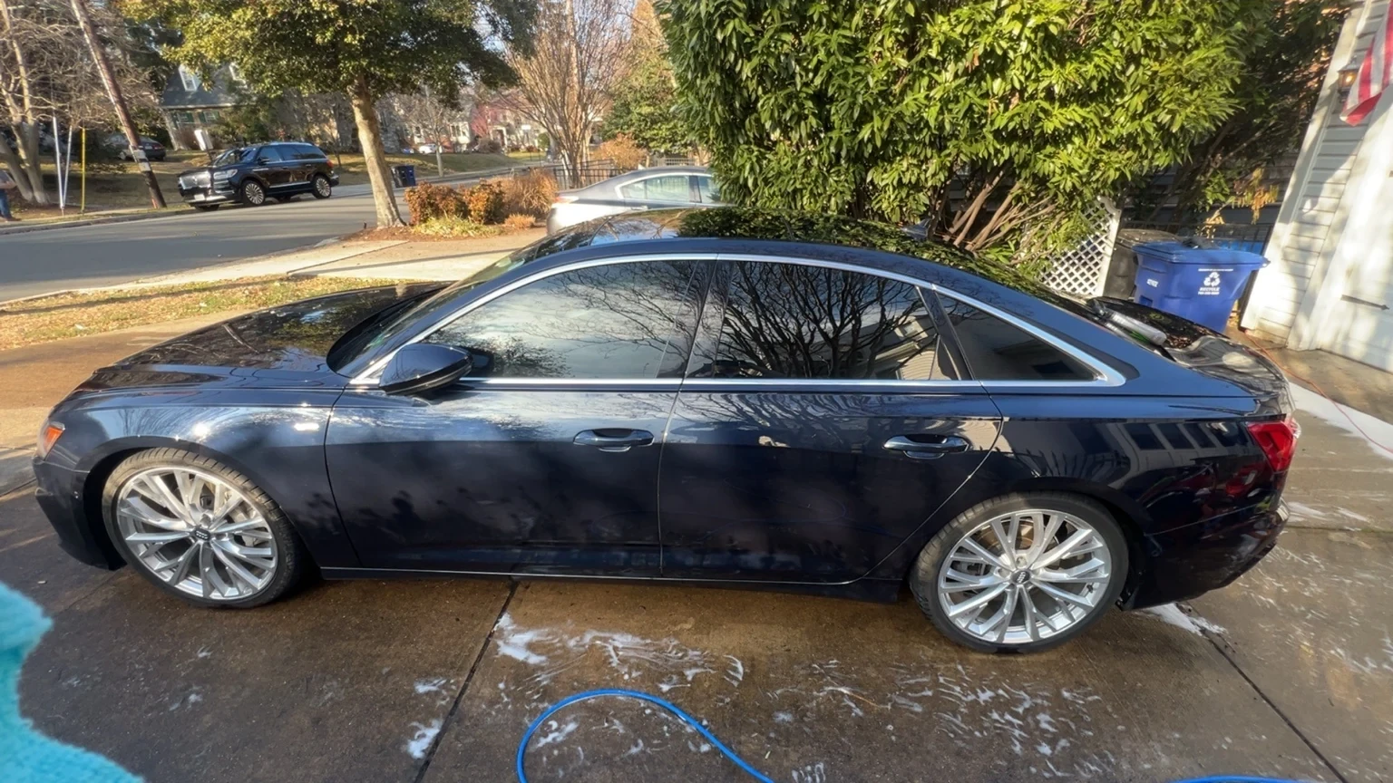 Audi after exterior detailing