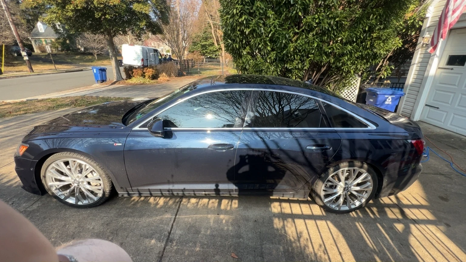 Audi before exterior detailing