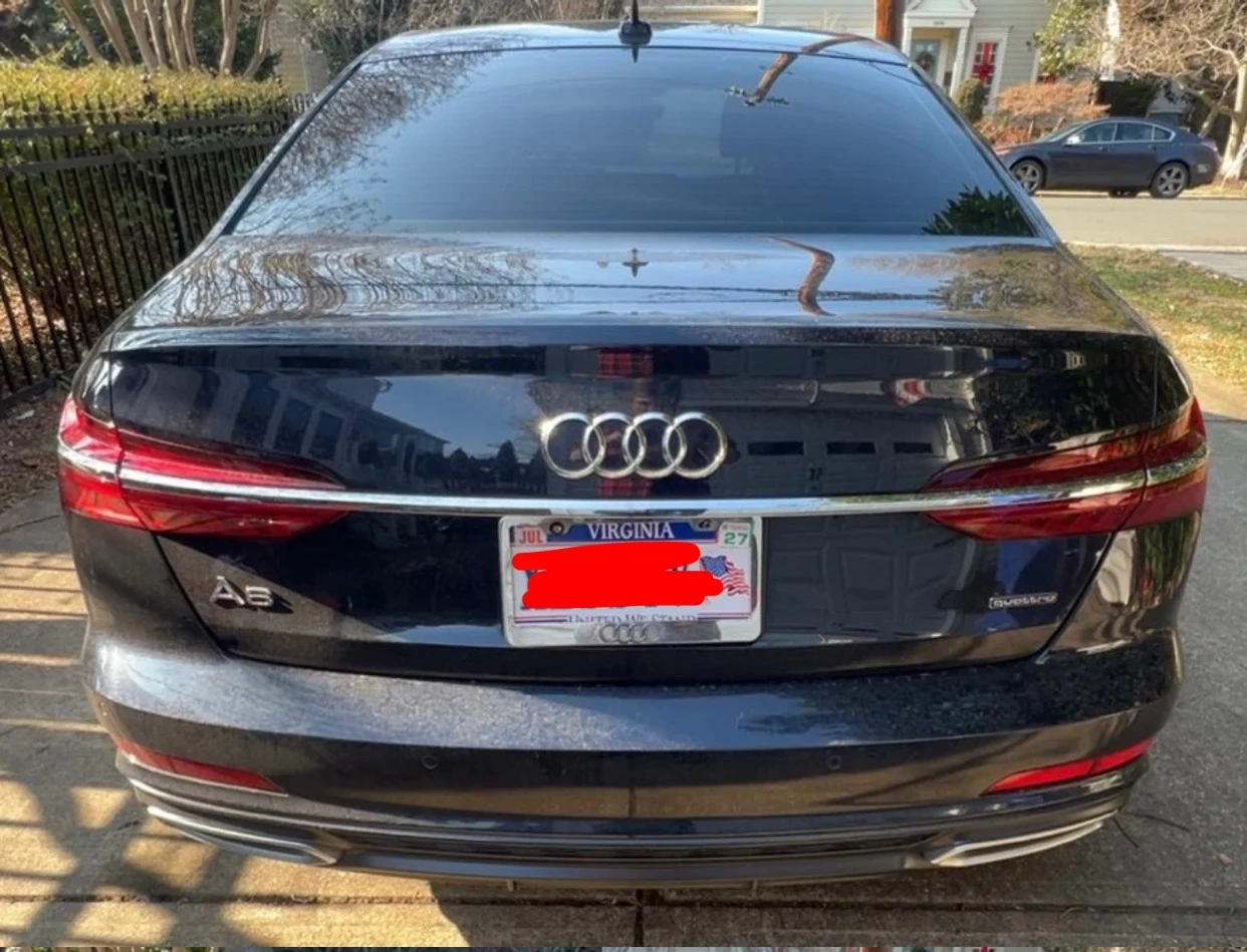 Audi rear exterior before detailing