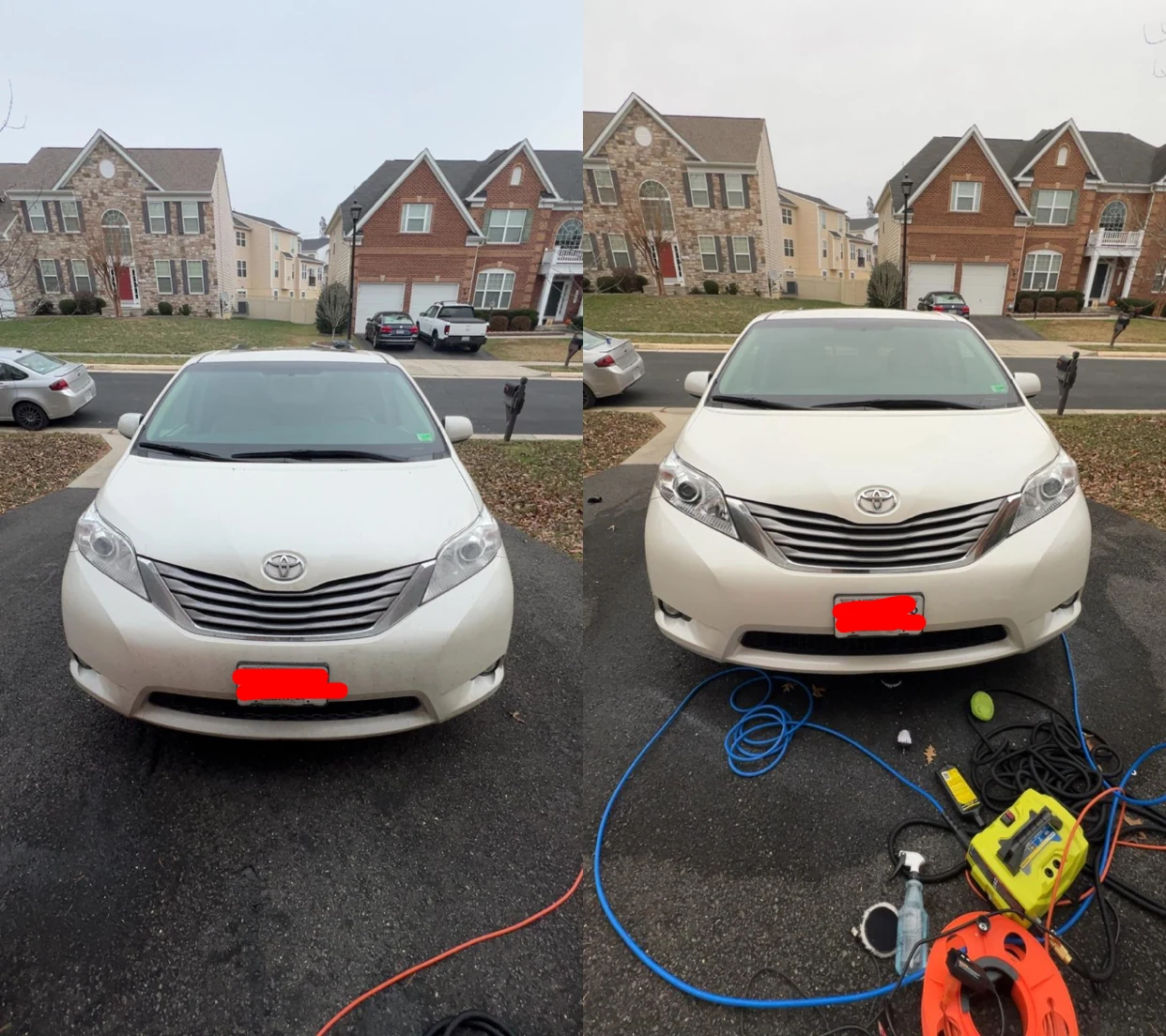 Commercial fleet vehicle detailed by Detail VA