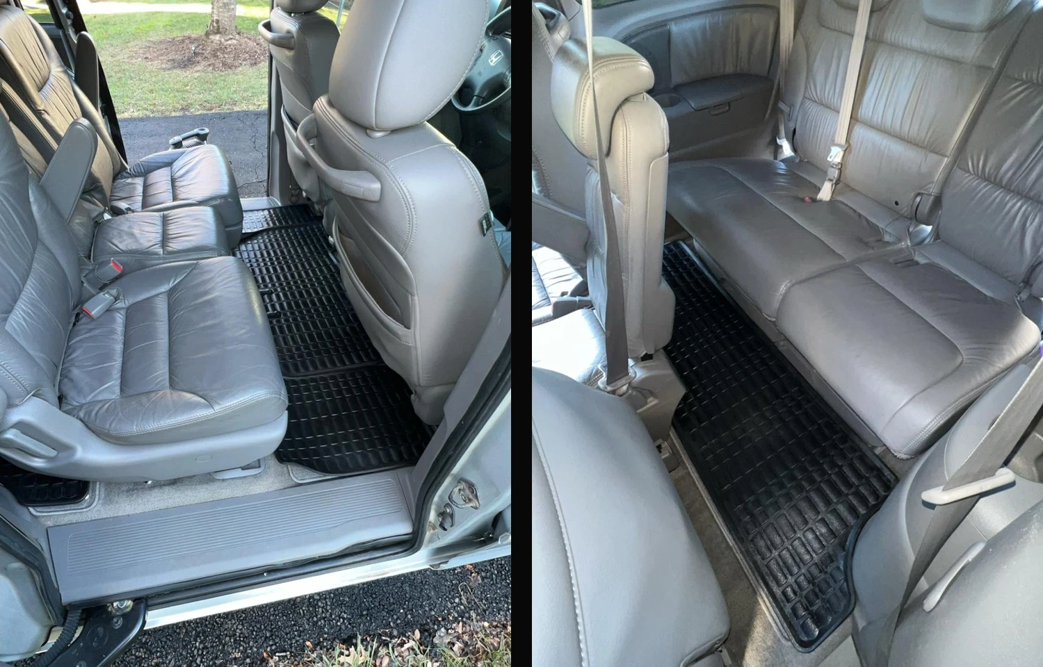 Clean finished vehicle interior after Detail VA service