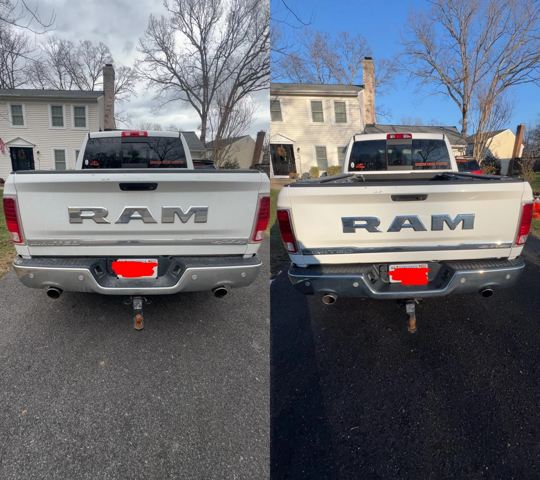 Detailed truck exterior